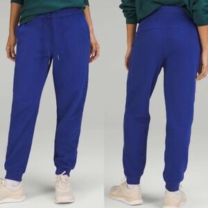 Lululemon Scuba Relaxed Fit High Rise Joggers Blue Womens‎ Size 6 LW5CVAS Pants